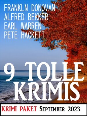 cover image of 9 Tolle Krimis September 2023